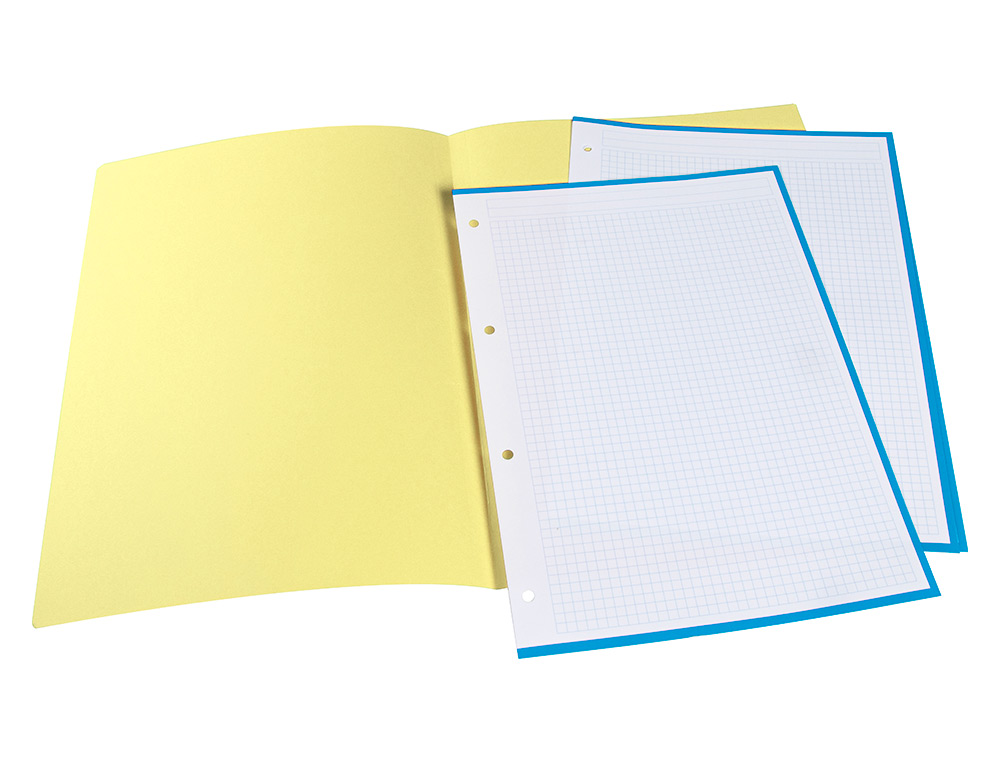 SUBCARPETA LIDERPAPEL A4 AMARILLO PASTEL 180G/M2