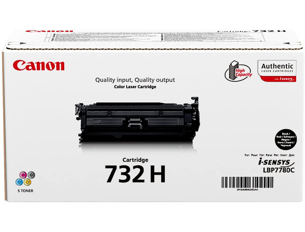 TONER CANON 732B HC LBP7780 NEGRO