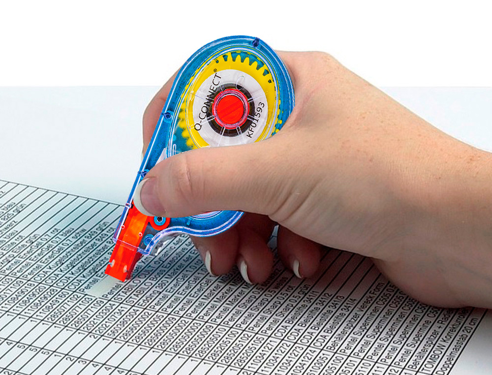 CORRECTOR Q-CONNECT CINTA BLANCO 5 MM X 8 MT