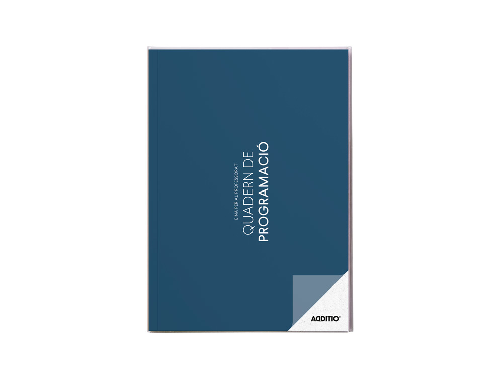 CUADERNO DE PROGRAMACION CATALAN ADDITIO DIN A4 PLAN MENSUAL Y PROGRAMACION SEMANAL DEL CURSO