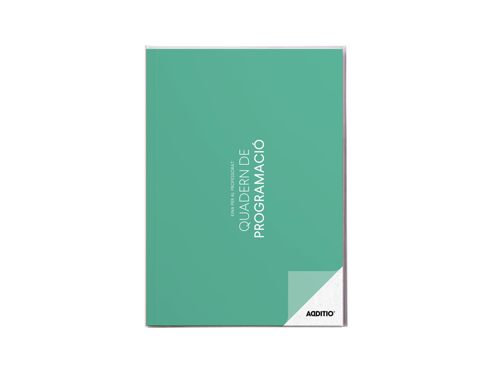 CUADERNO DE PROGRAMACION CATALAN ADDITIO DIN A4 PLAN MENSUAL Y PROGRAMACION SEMANAL DEL CURSO