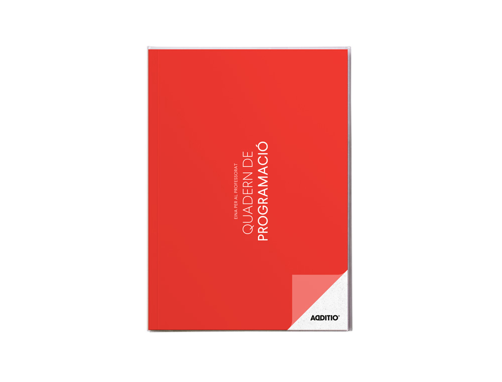 CUADERNO DE PROGRAMACION CATALAN ADDITIO DIN A4 PLAN MENSUAL Y PROGRAMACION SEMANAL DEL CURSO