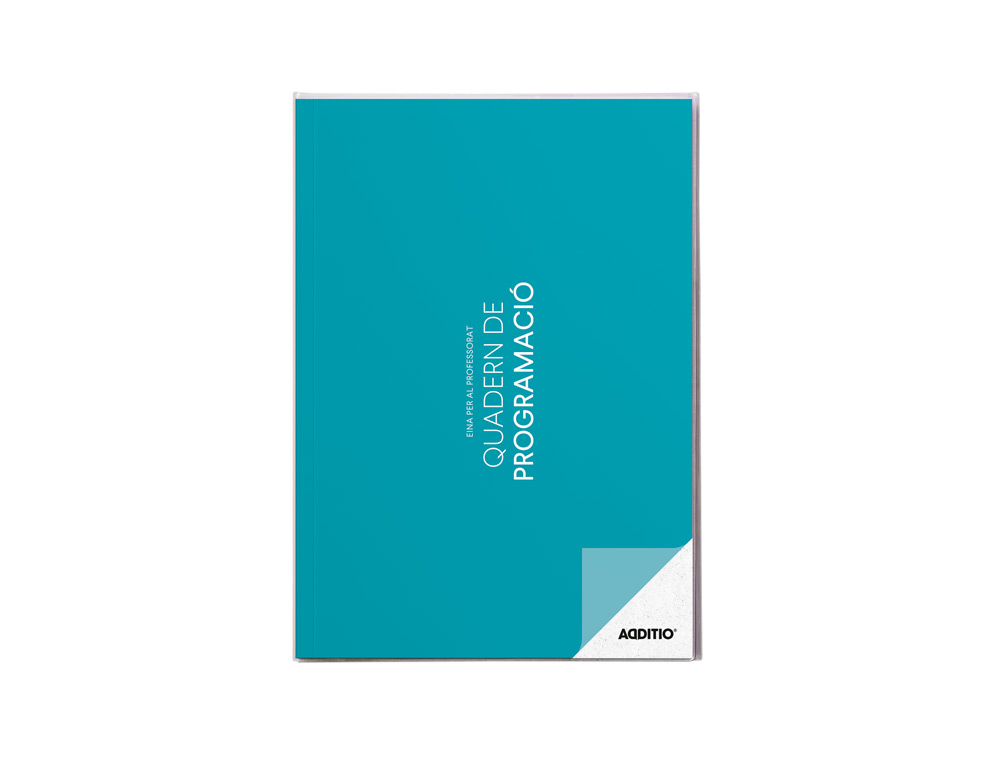 CUADERNO DE PROGRAMACION CATALAN ADDITIO DIN A4 PLAN MENSUAL Y PROGRAMACION SEMANAL DEL CURSO