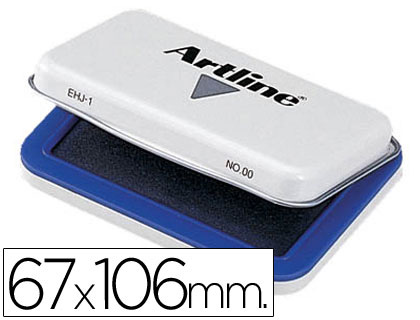 TAMPON ARTLINE N1 AZUL 67X106 MM