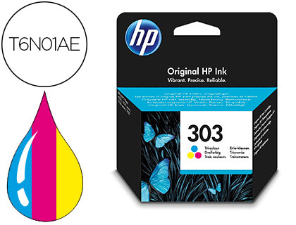 INK-JET HP N. 303 ENVY PHOTO 6230 / 7130 / 7830 COLOR TRICOLOR CAPACIDAD 200 PAGINAS