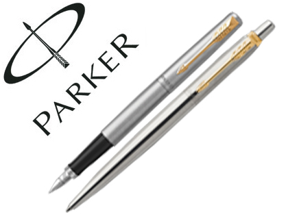 JUEGO PARKER DUO JOTTER ACERO GT BOLIGRAFO + PLUMA