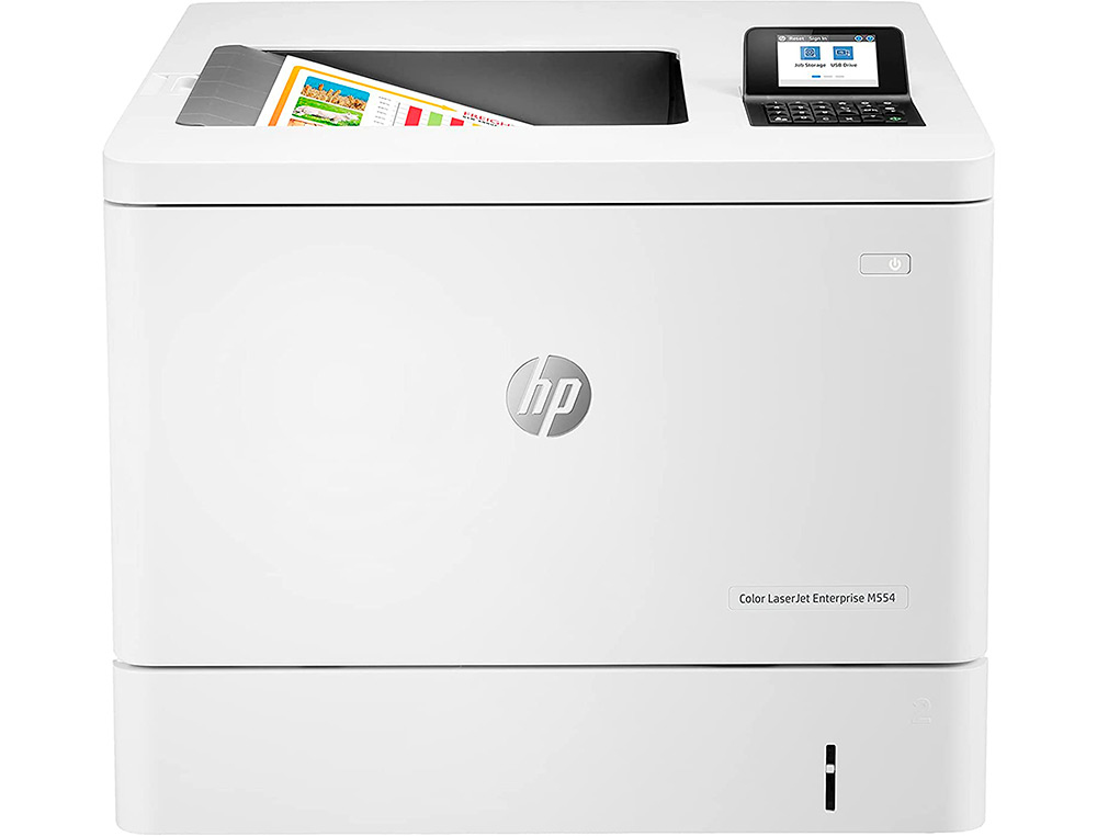 IMPRESORA HP LASERJET ENTERPRISE M554DN COLOR LASER 35 PPM WIFI BANDEJA ENTRADA 550 HOJAS