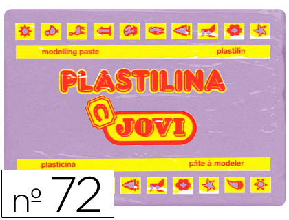 PLASTILINA JOVI 72 LILA UNIDAD TAMAO GRANDE