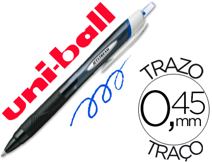 BOLIGRAFO UNI-BALL JET STREAM SPORT SXN-150E TINTA HIBRIDA AZUL