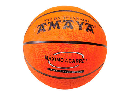 BALON AMAYA DE BASKET CAUCHO NARANJA N 6